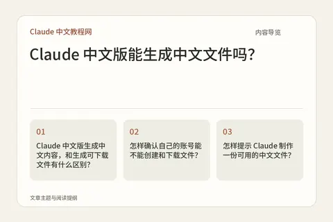 Claude 支持上传哪些文件?内容导览图